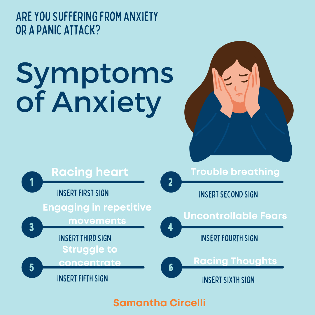 Anxiety attack symptoms female